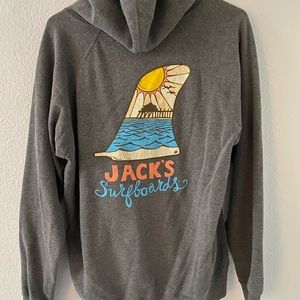 Jack’s Surfboards grey hoodie